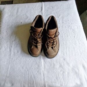 GBX Men's Brown Leather steam punk grunge Shoes